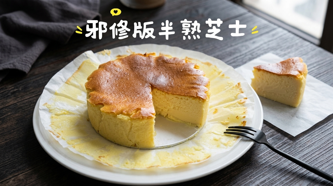 Cheesecake Giapponese Soffice e Cremosa (Hanjuku Cheese)