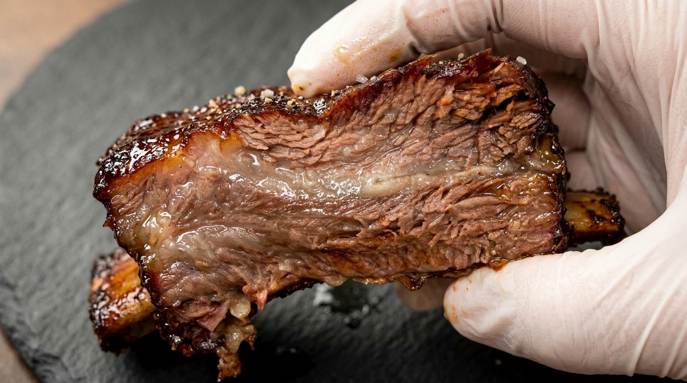 Costine di Manzo a Cottura Lenta con Glassa BBQ Appiccicosa
