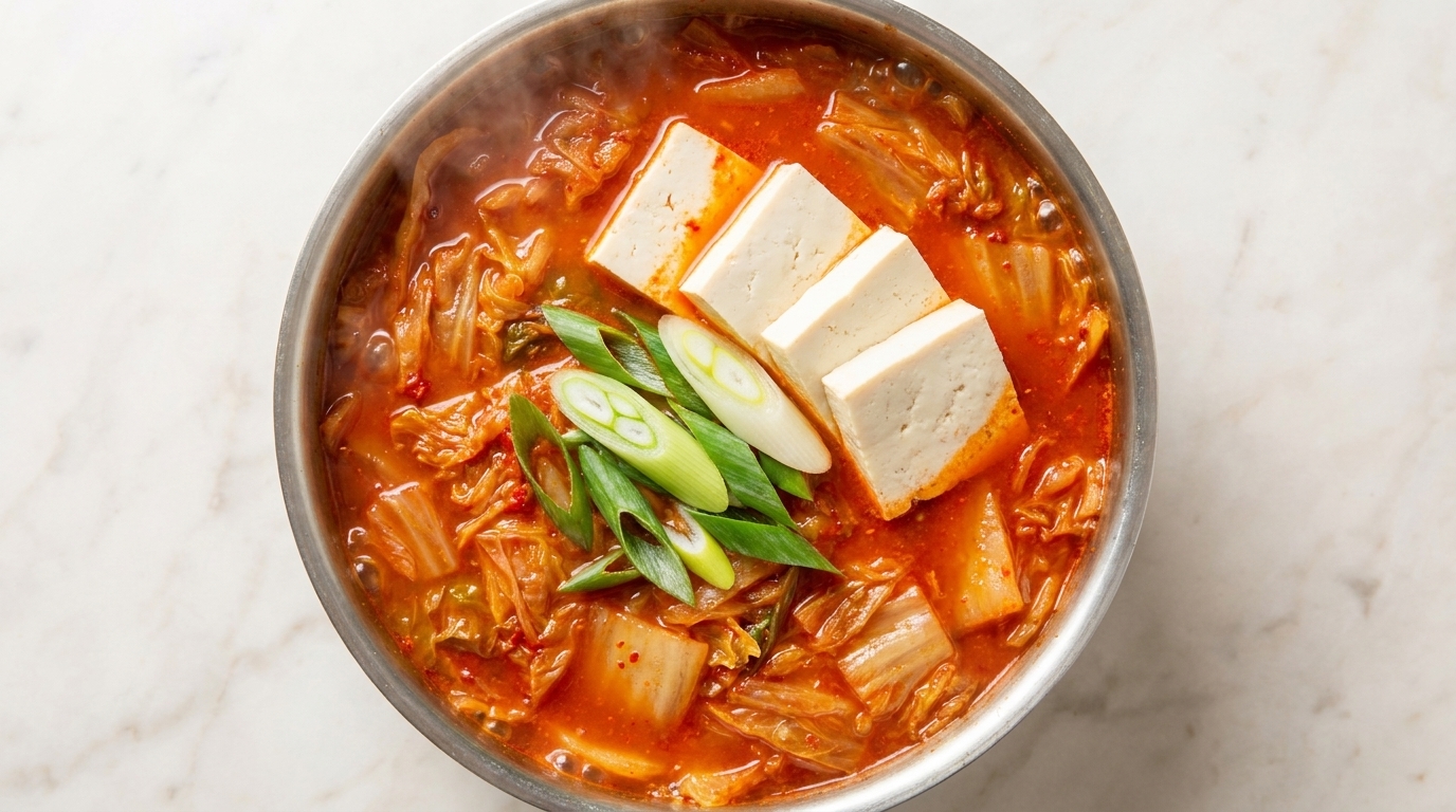 Autentico Stufato Coreano di Kimchi (Kimchi Jjigae)