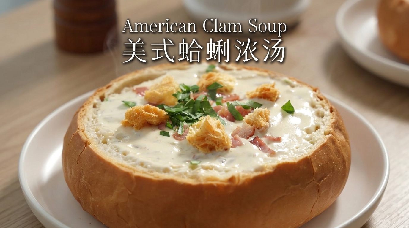 Clam Chowder: la Zuppa di Vongole Americana nella Pagnotta