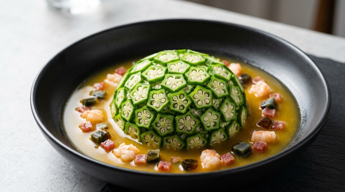 Okra Shangtang: Elegante Cupola di Patate in Brodo Superiore Cinese