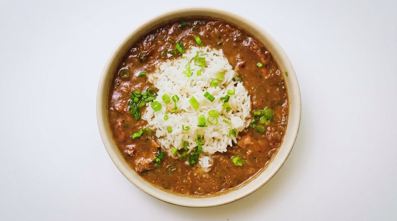 Gumbo Classico di Pollo e Salsiccia Affumicata di Emeril