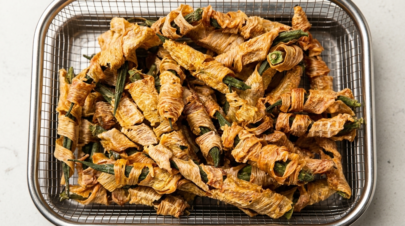 Snack per Cani Fatti in Casa: Okra Avvolta nel Pollo