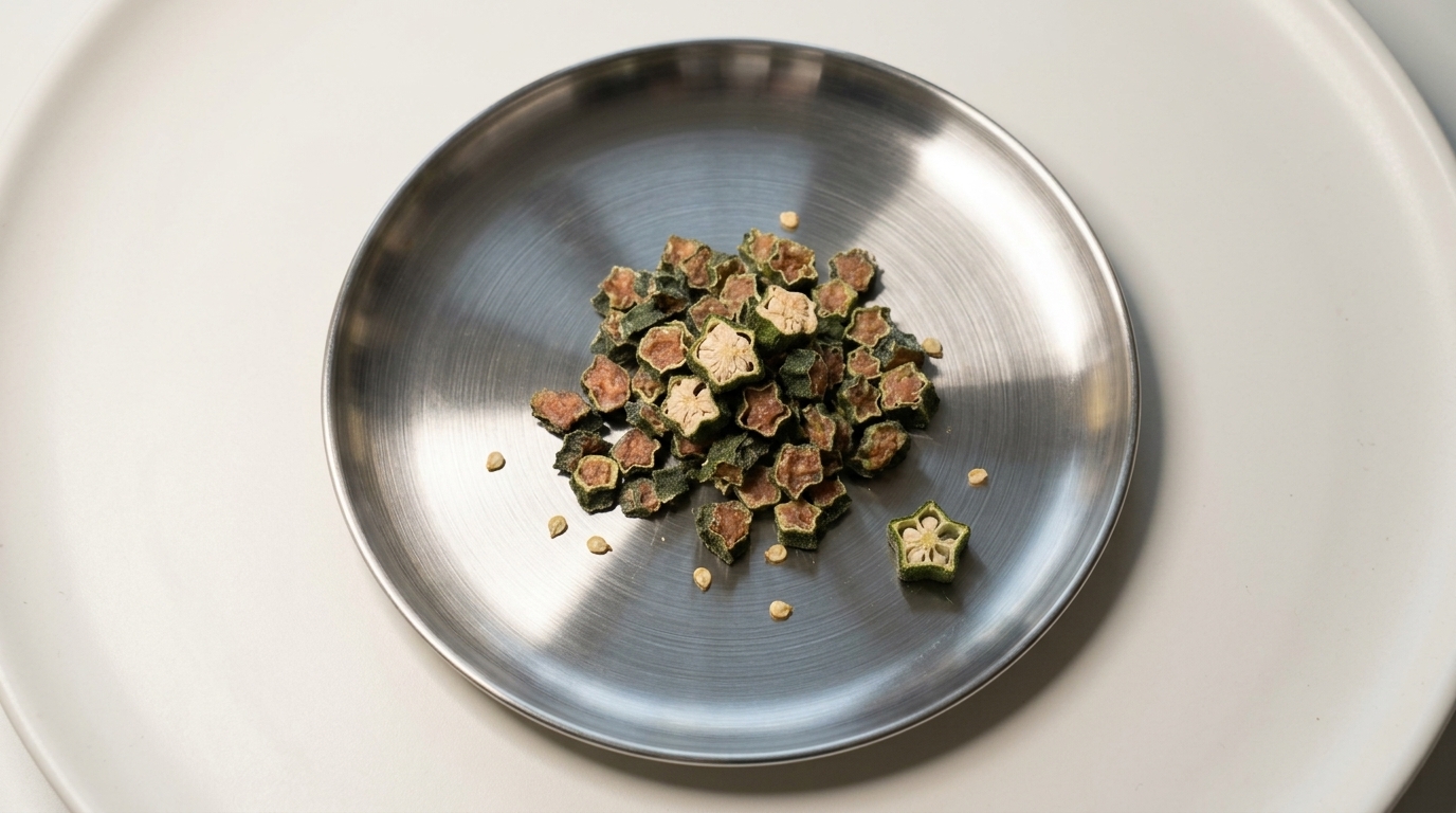 Snack per Cani Disidratati: Okra e Pollo