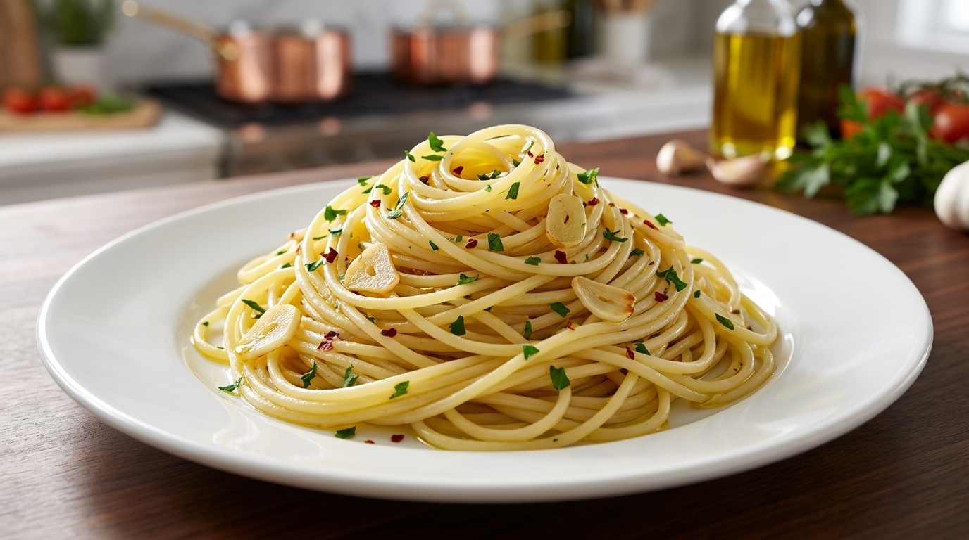 Classici Spaghetti Aglio, Olio e Peperoncino