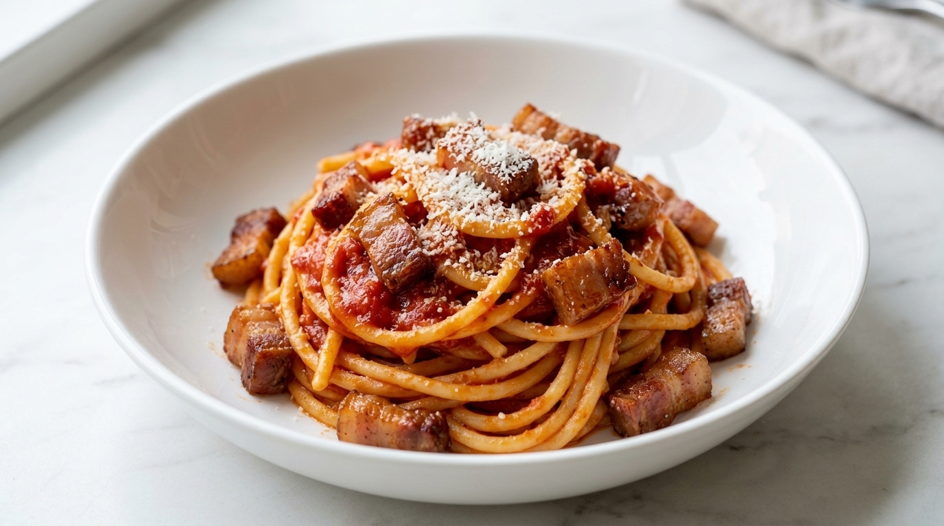 Pasta all'Amatriciana Classica: la Ricetta Originale Romana