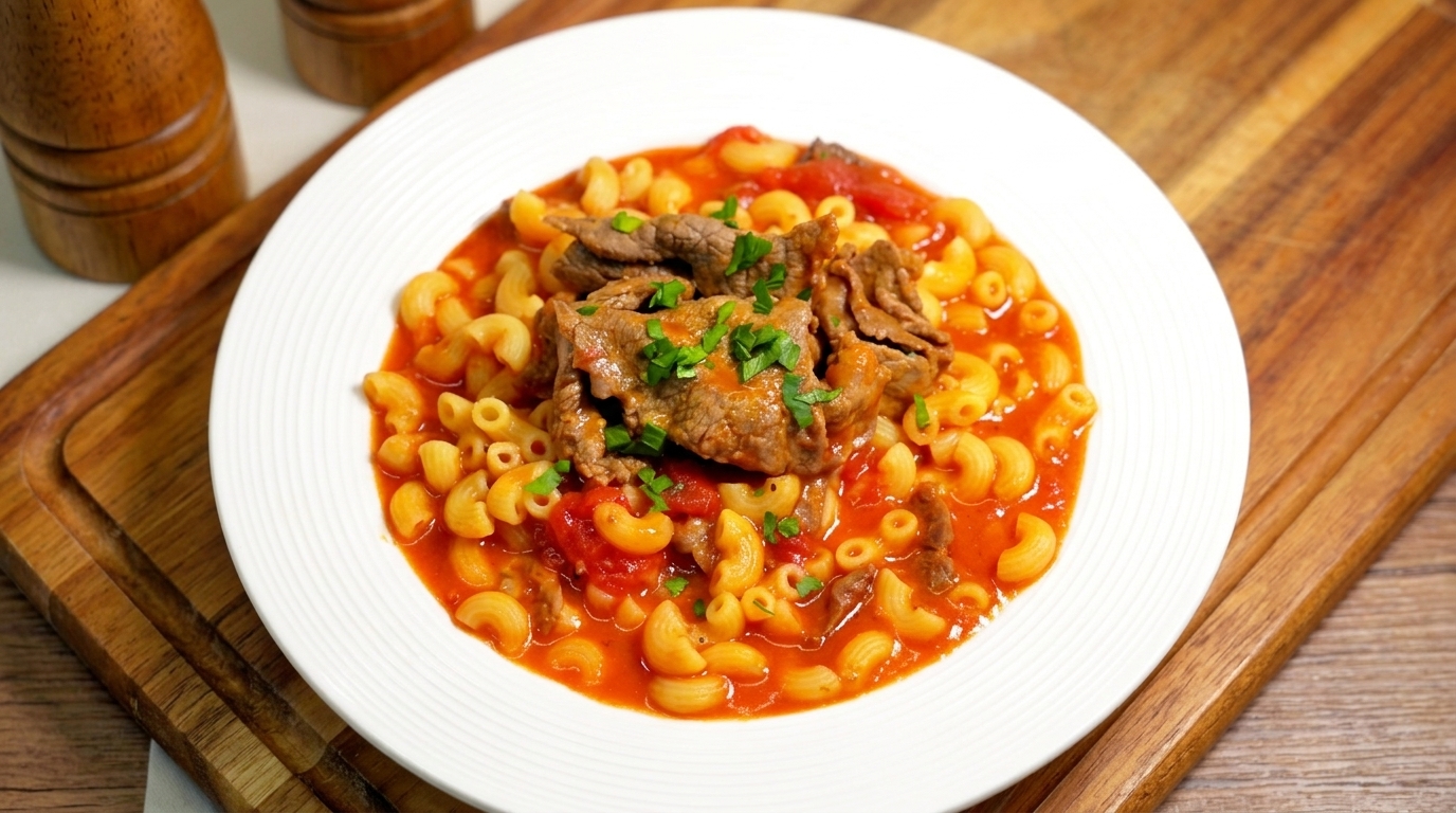 Maccheroni con Manzo e Pomodoro: Il Comfort Food di Hong Kong