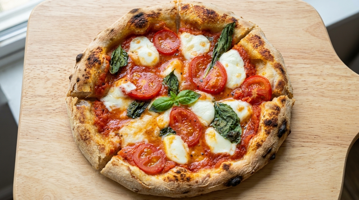 Pizza Margherita Classica in Stile Napoletano