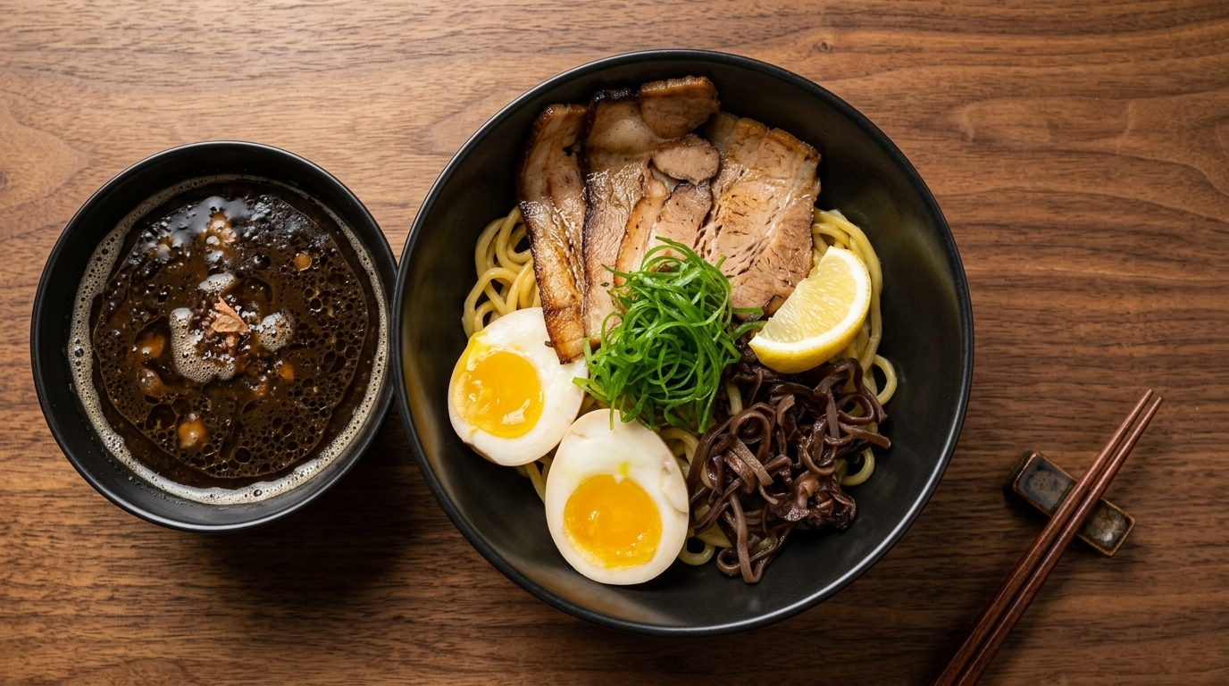 Mazesoba all'Aglio Nero Giapponese