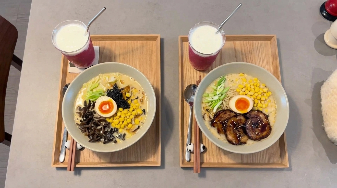 Ramen veloce stile Tonkotsu e Char Siu allo Yakult in 15 minuti