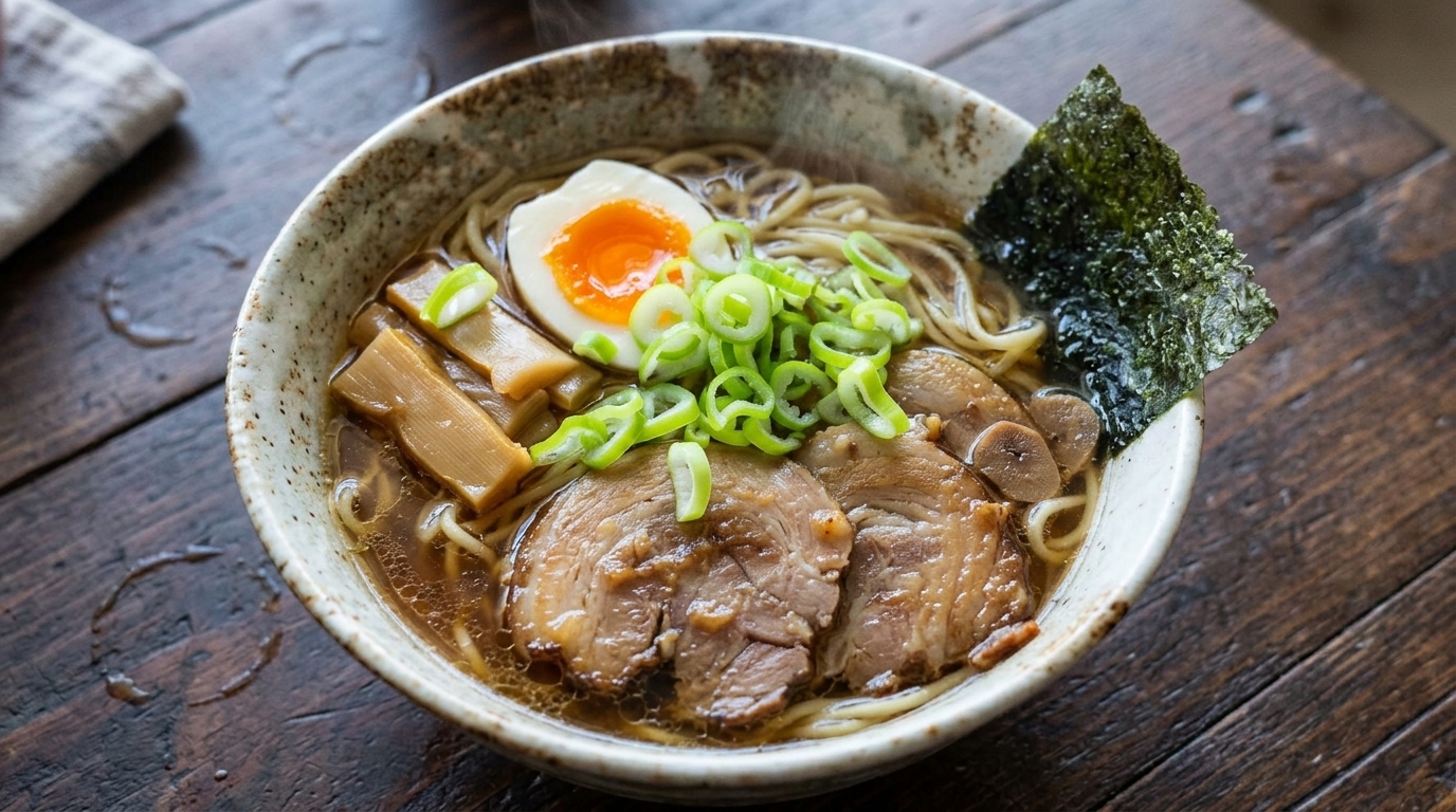 Ramen Shoyu Giapponese Fatto in Casa
