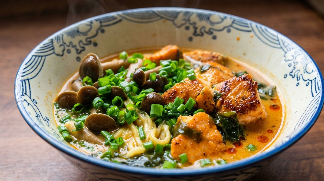 Ramen Piccante al Salmone e Miso