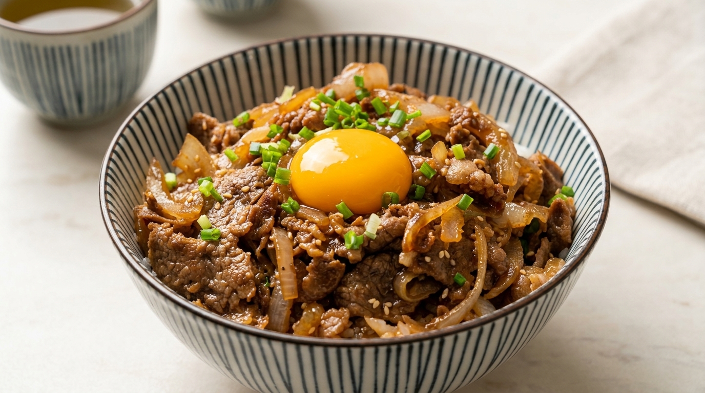 Gyudon: la Classica Ciotola di Manzo Giapponese