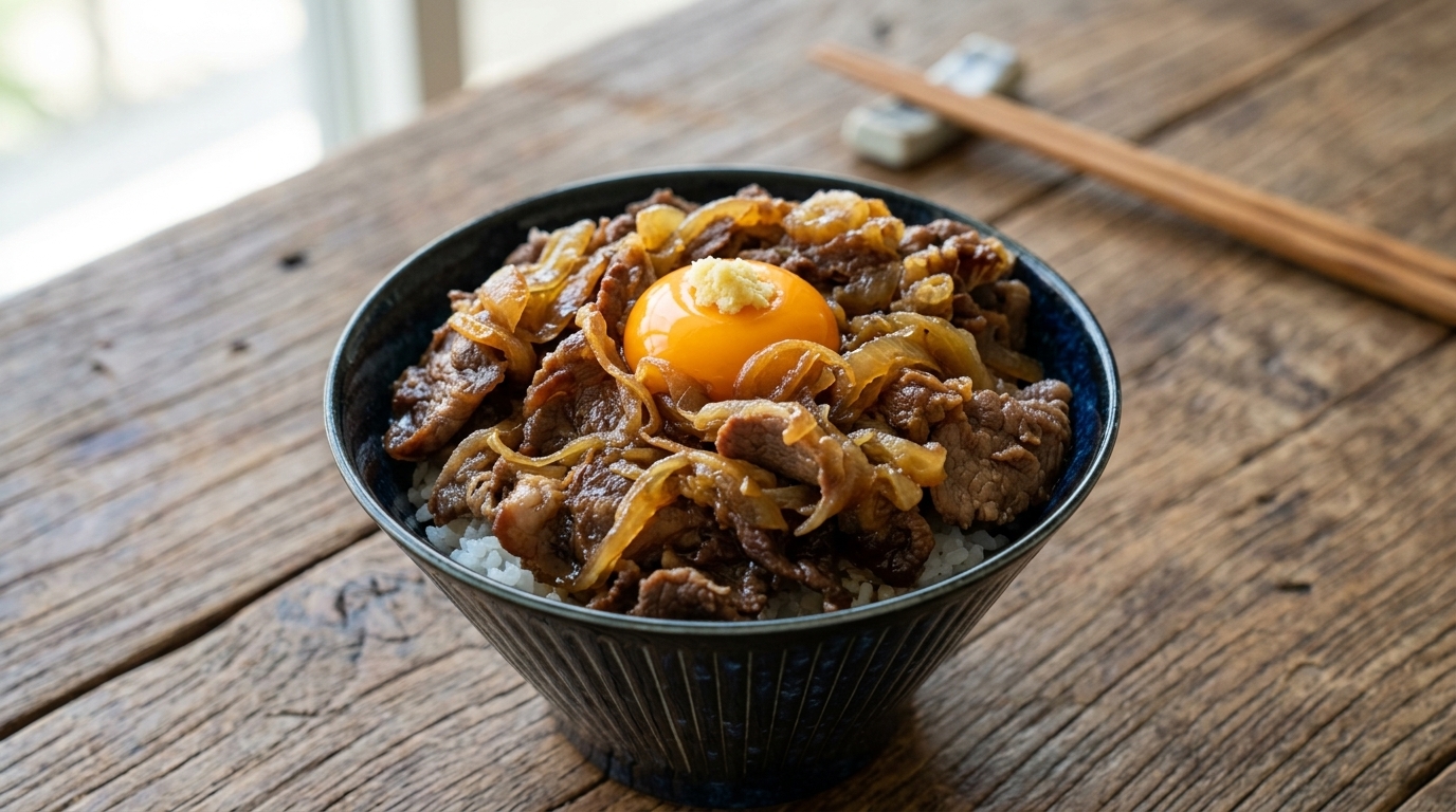 Gyudon Classico: la Ciotola di Manzo Giapponese