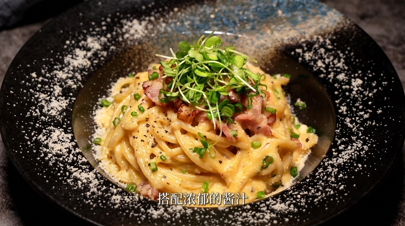 Spaghetti alla Carbonara Cremosi con Pancetta Croccante