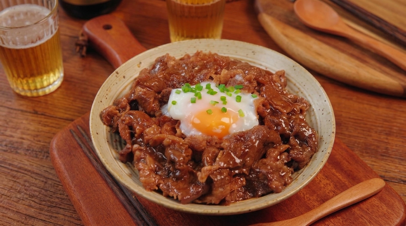 Gyudon Autentico Stile Yoshinoya (Ciotola di Manzo Giapponese)