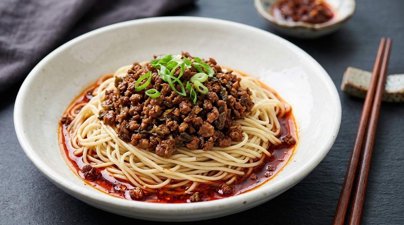 Autentici Noodles Dandan del Sichuan (Dandanmian)