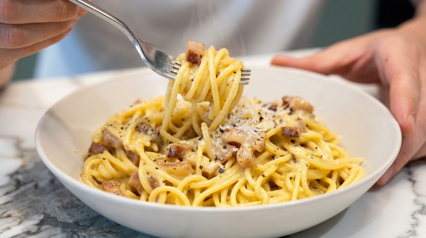 Spaghetti alla Carbonara: La Ricetta Originale Romana