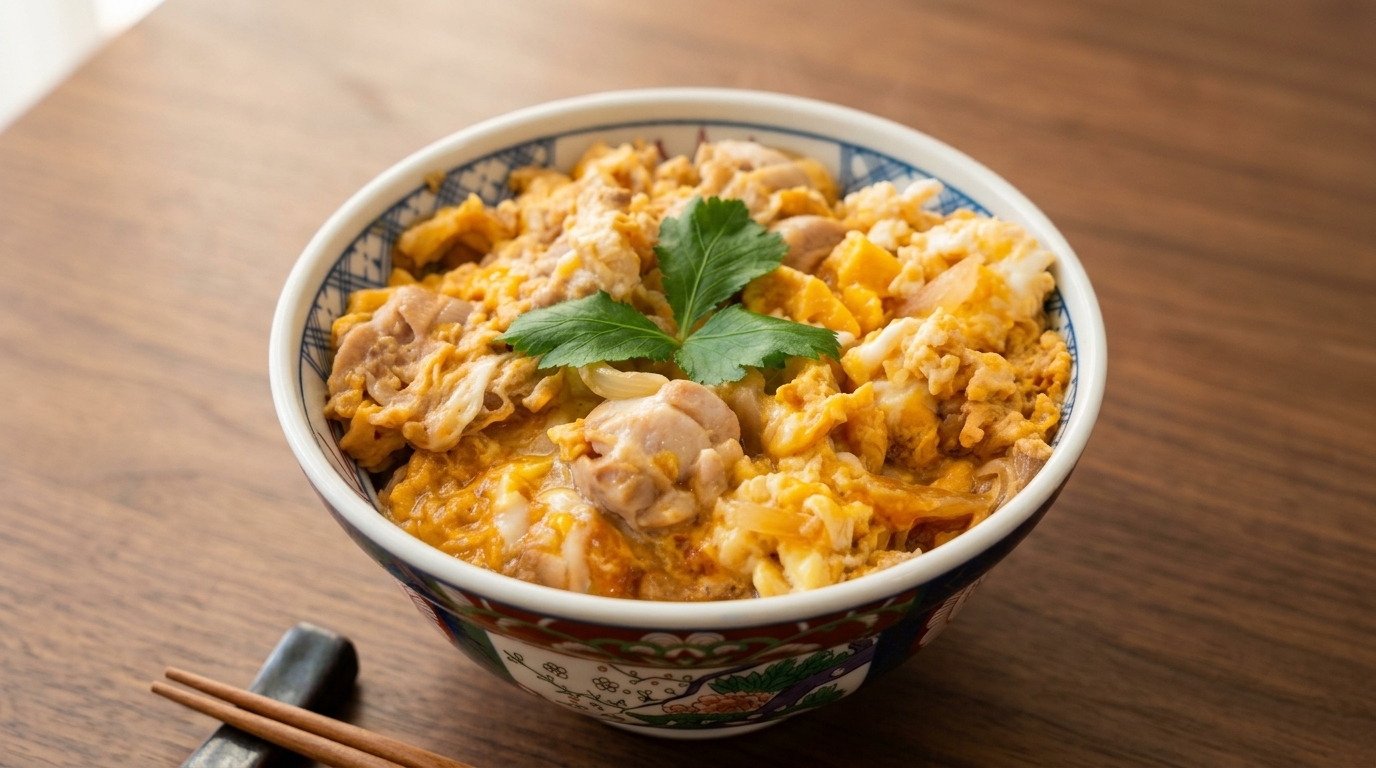Oyakodon Classico Giapponese (Ciotola di Riso con Pollo e Uova)