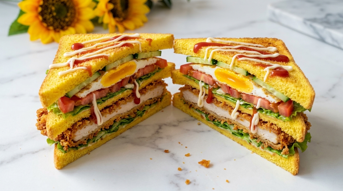 Sandwich Croccante con Cotoletta di Pollo