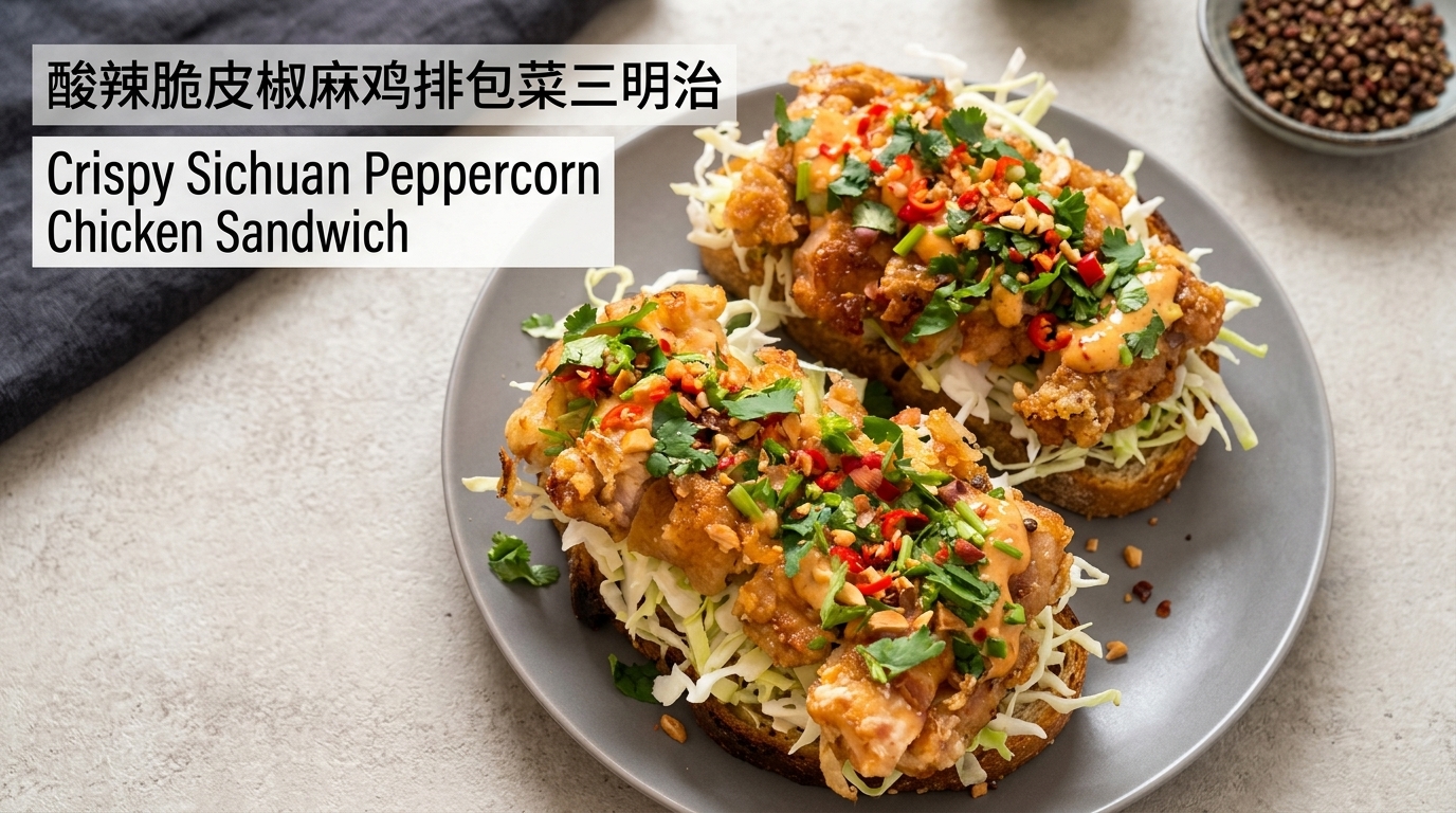 Sandwich di Pollo Croccante al Pepe di Sichuan