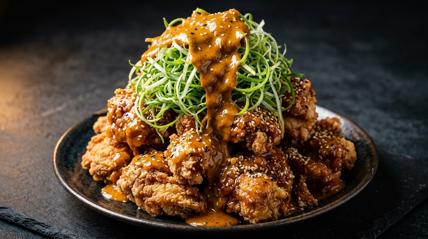 Pollo Fritto Croccante ai Cipollotti (Stile Coreano Padak)