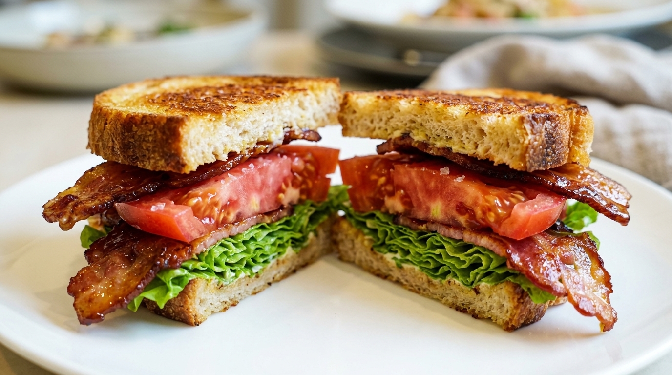 Il Perfetto Panino BLT con Pancetta Glassata al Miele