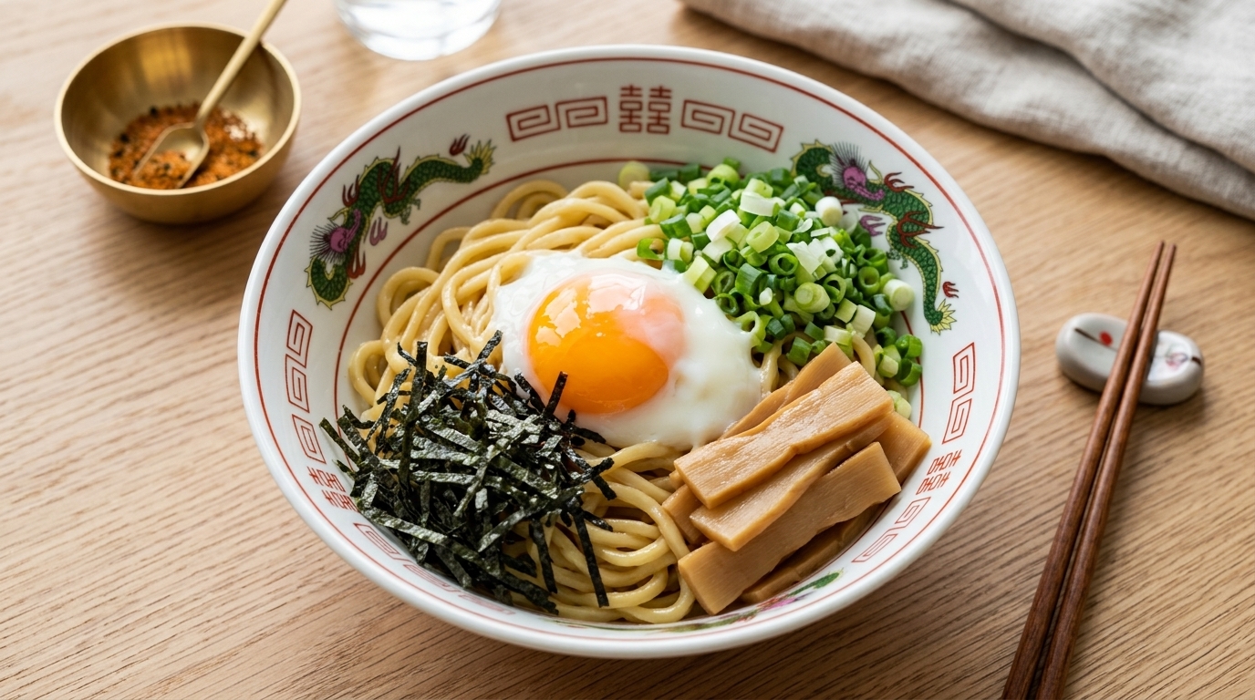 Tokyo Abura Soba (Noodles Giapponesi all'Olio senza Brodo)
