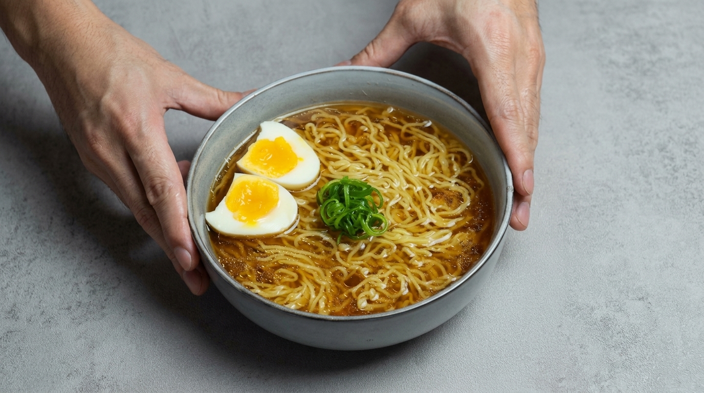 Ramen Shoyu Fatto in Casa con Uovo dal Cuore Morbido