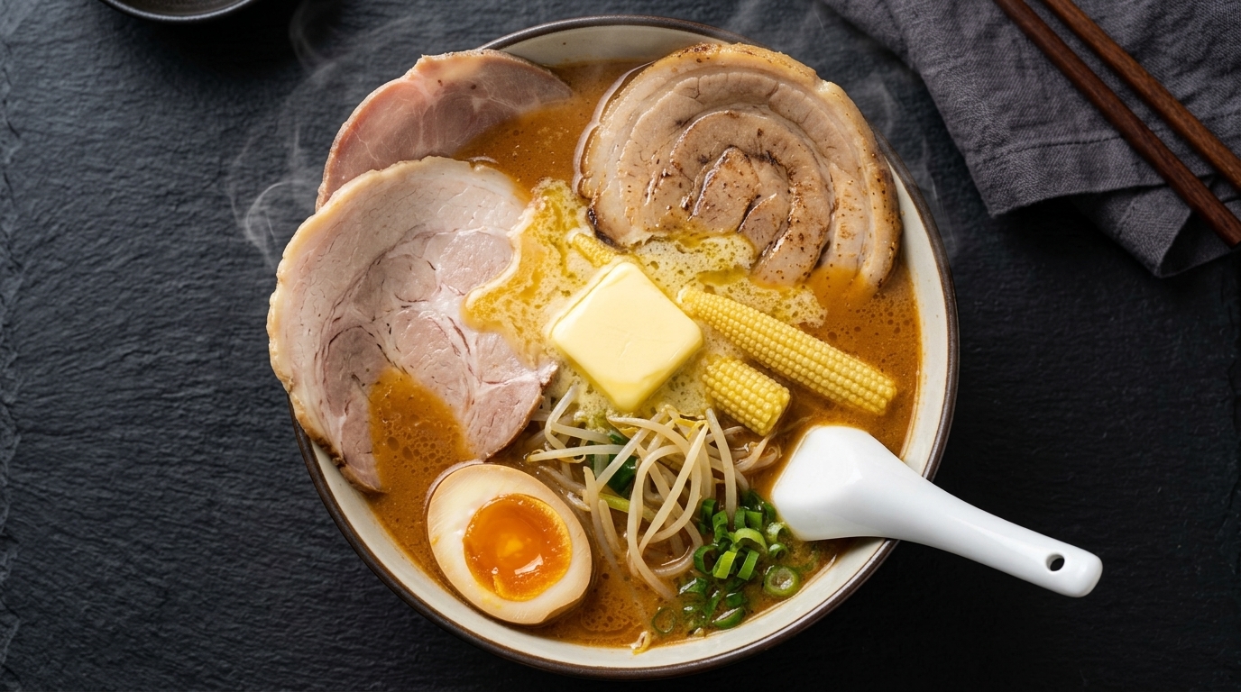 Ramen Ricco al Miso Rosso e Burro