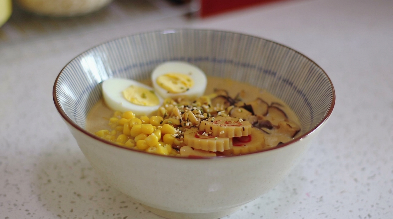 Ramen Cremoso al Miso con Brodo di Latte