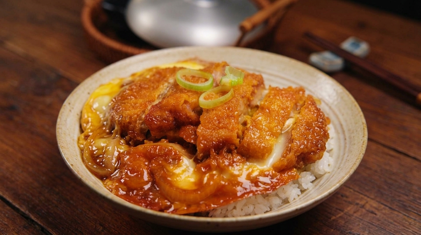 Il Vero Katsudon Giapponese (Ciotola di Riso con Cotoletta di Maiale)