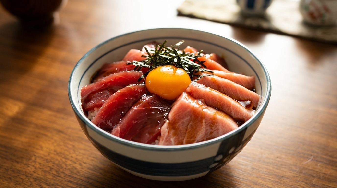 Tekkadon Premium (Ciotola di Riso con Tonno e Tuorlo d'Uovo)