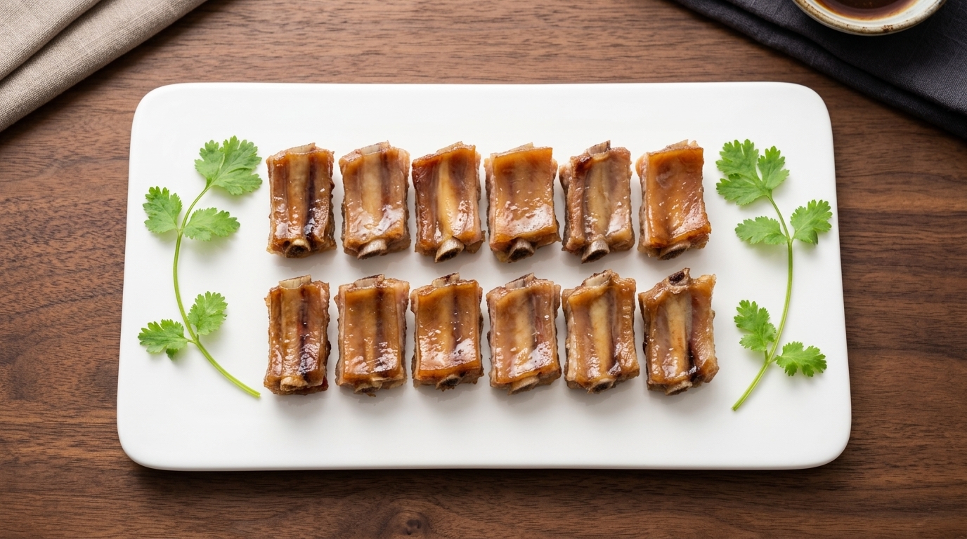 Costine di Maiale Stagionate al Vapore (Lạp Sườn Sườn Heo Chưng)
