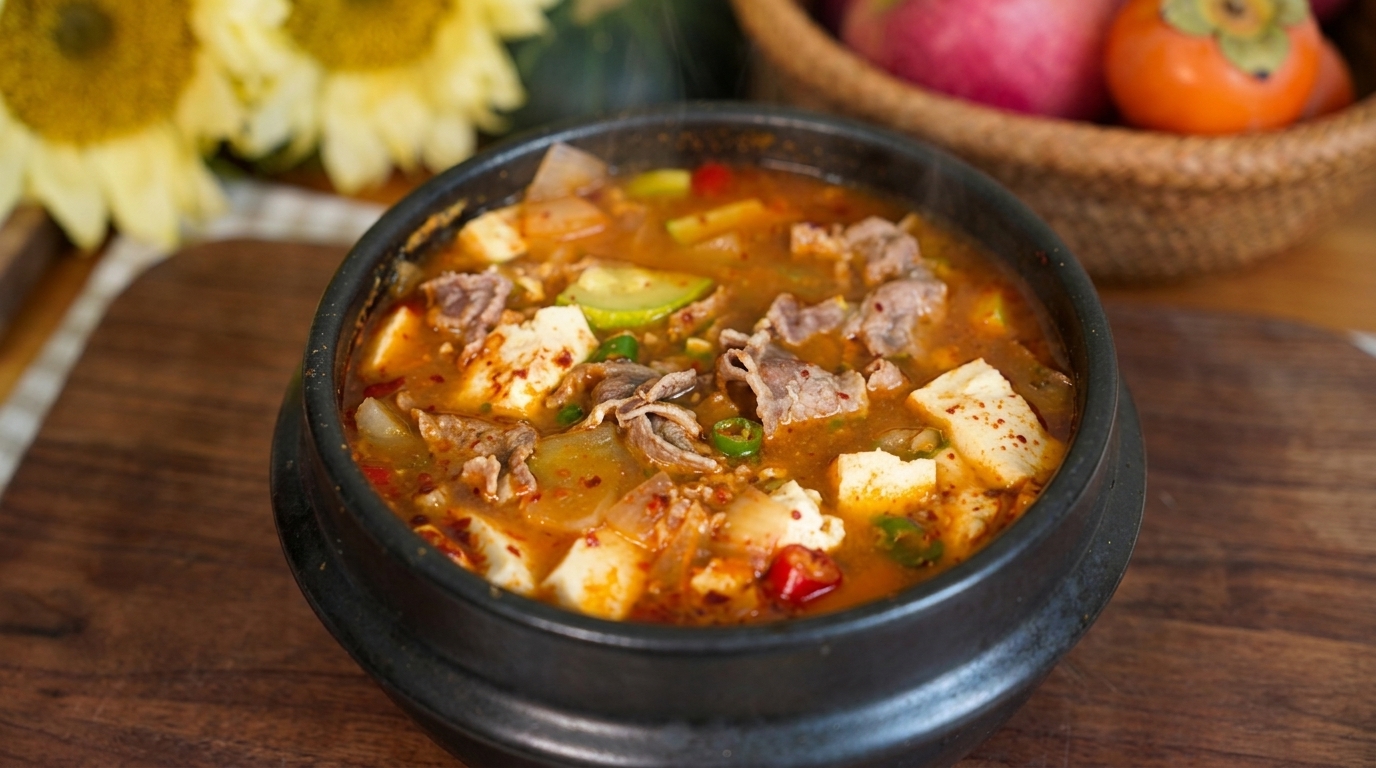 Zuppa Coreana al Pasta di Soia Autentica (Doenjang-jjigae)
