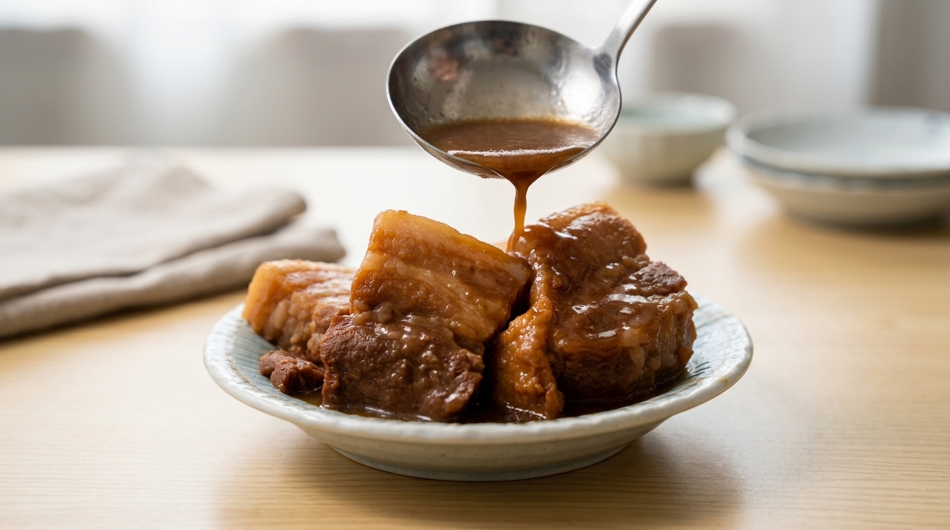 Pancia di Maiale al Miso in Umido (Buta no Kakuni)