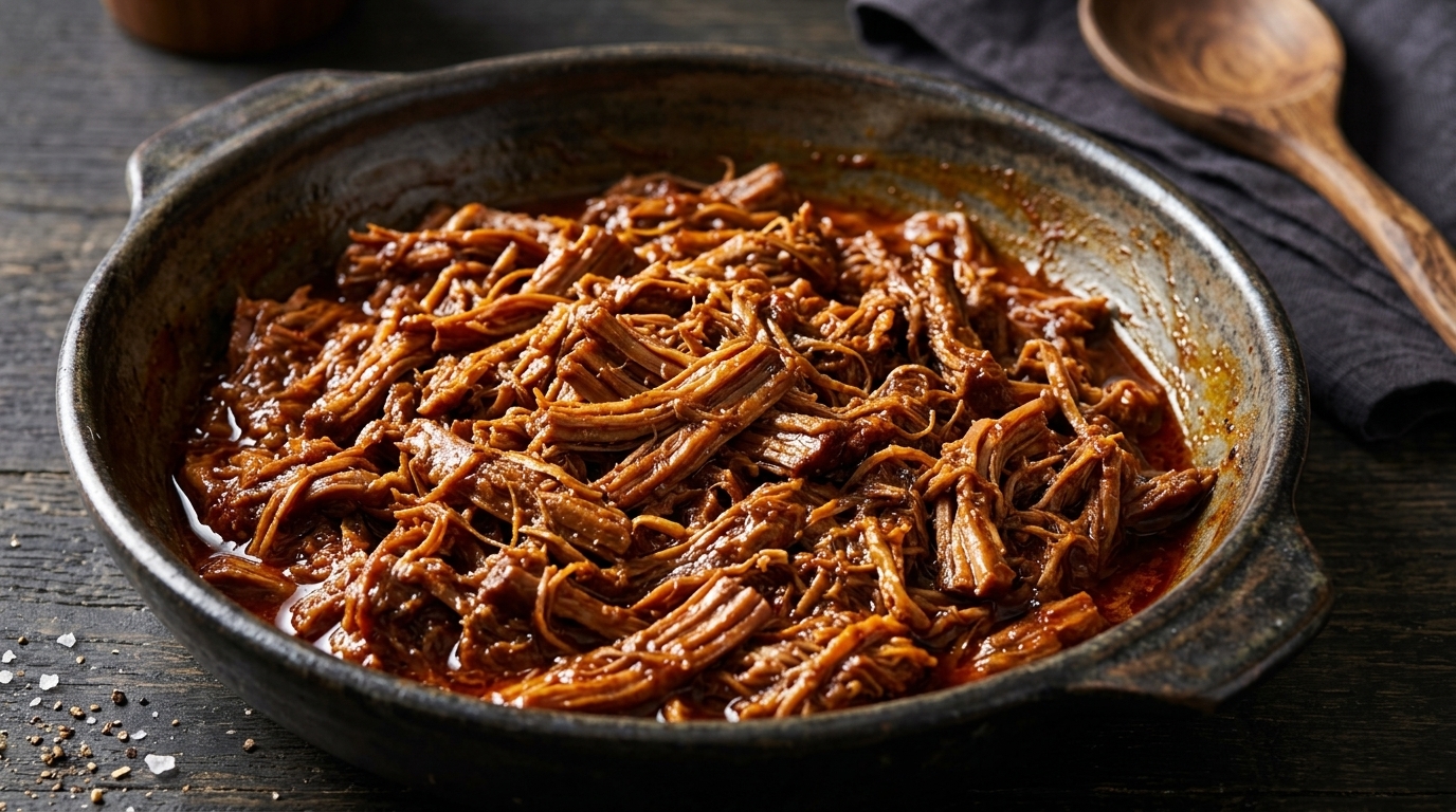 Ripieno per Tacos: Pulled Pork in Stile Cajun