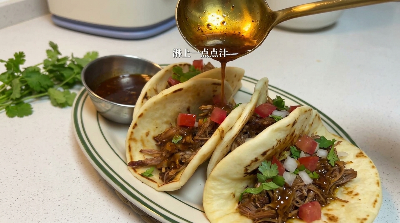 Tacos Messicani di Maiale Sfilacciato