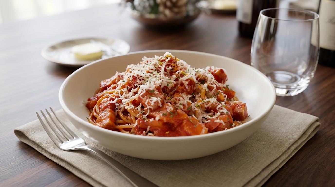 Autentici Spaghetti all'Amatriciana