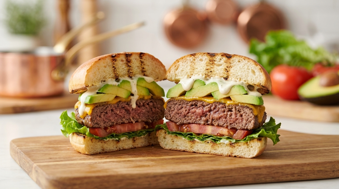 Cheeseburger all'Avocado Classico