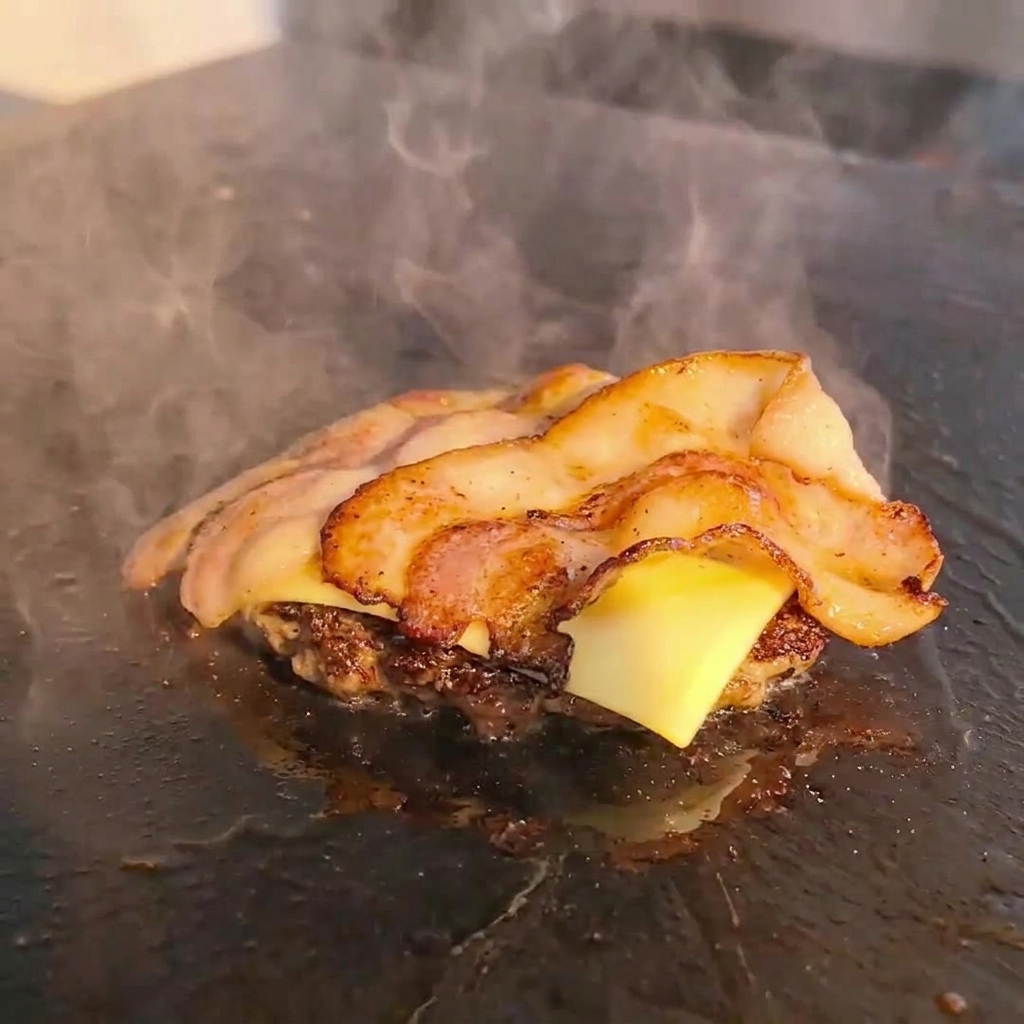 Metà del panino tostato spalmate con senape al miele e maionese.