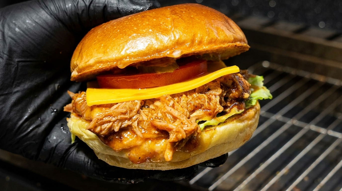 Il Burger Perfetto di Pulled Pork al BBQ