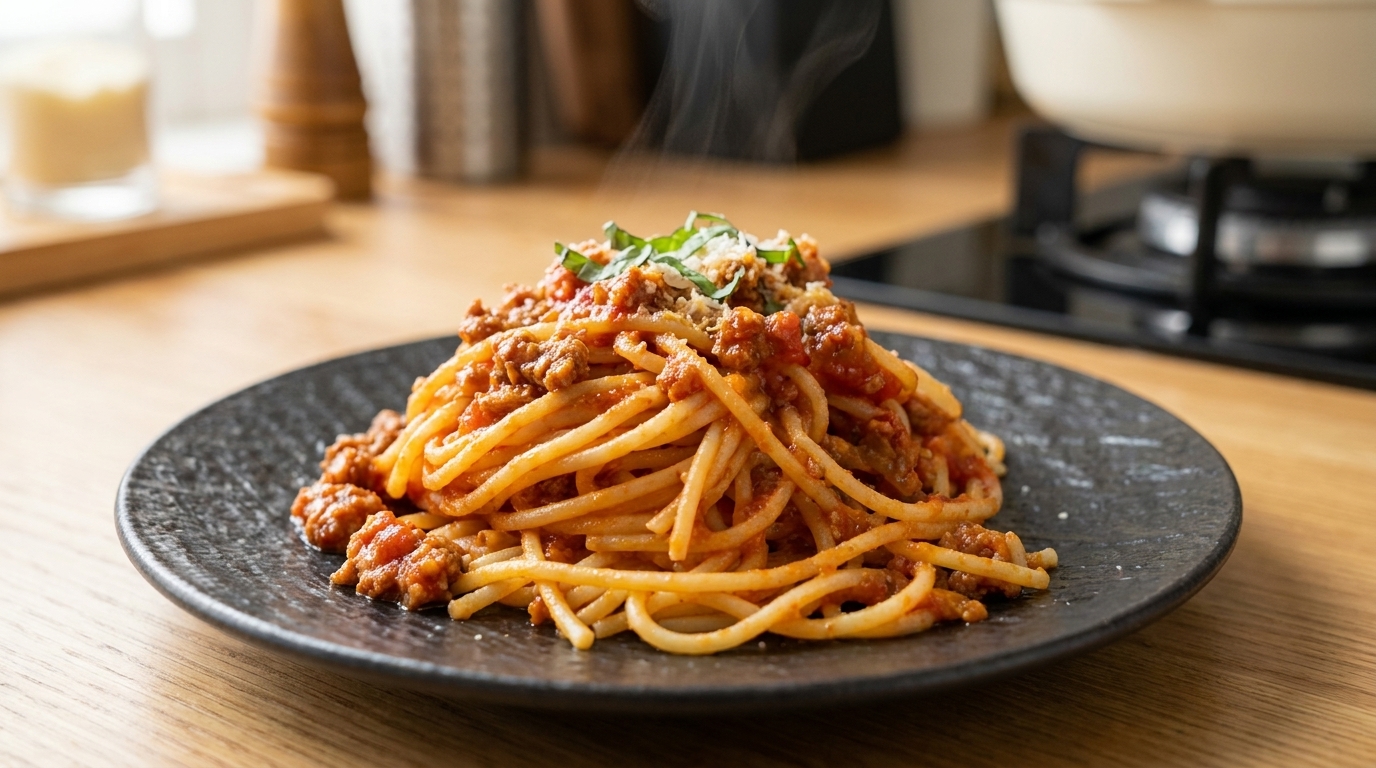 Spaghetti al Ragù di Carne (Stile Bolognese)