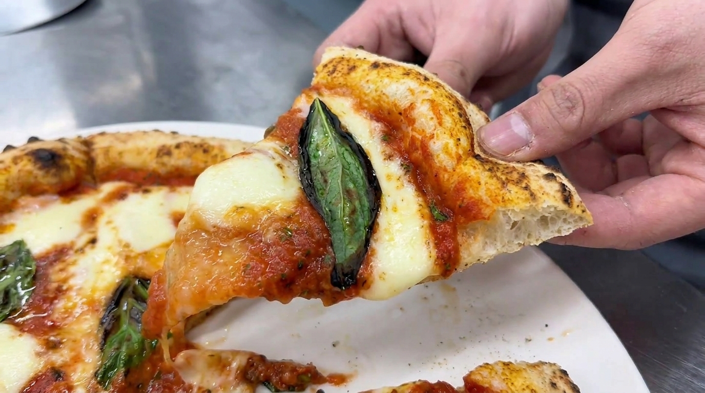 Autentica Pizza Margherita Napoletana