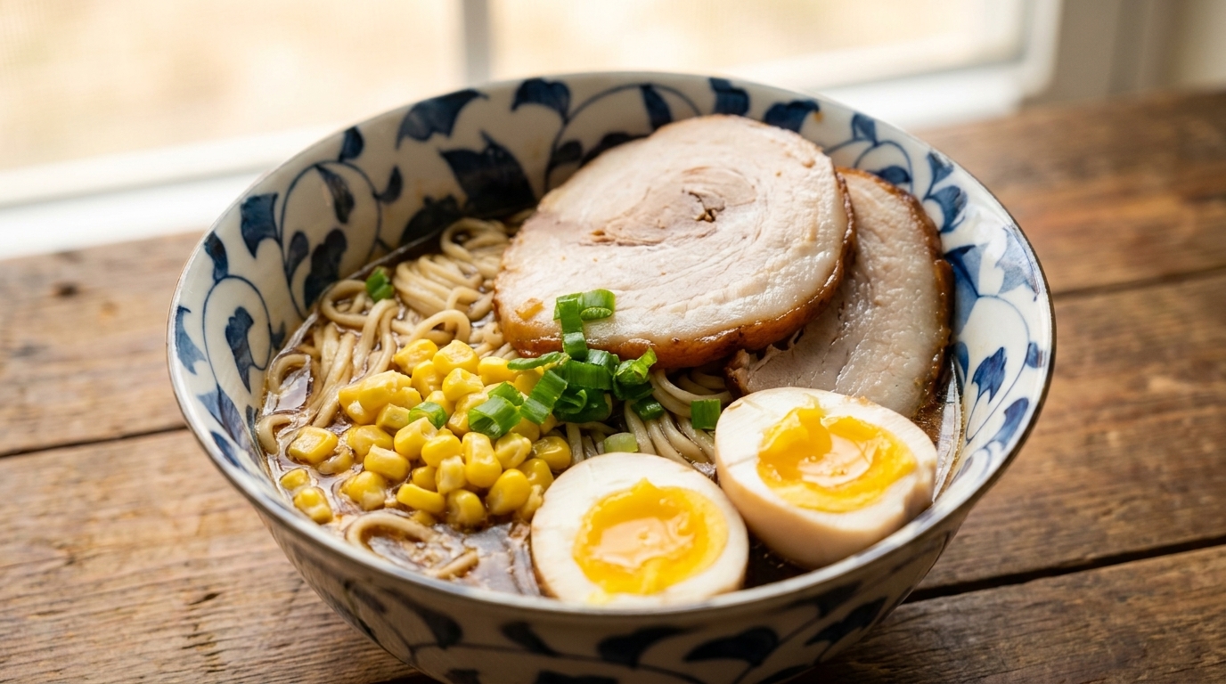 Ramen Shoyu Fatto in Casa con Maiale Chashu