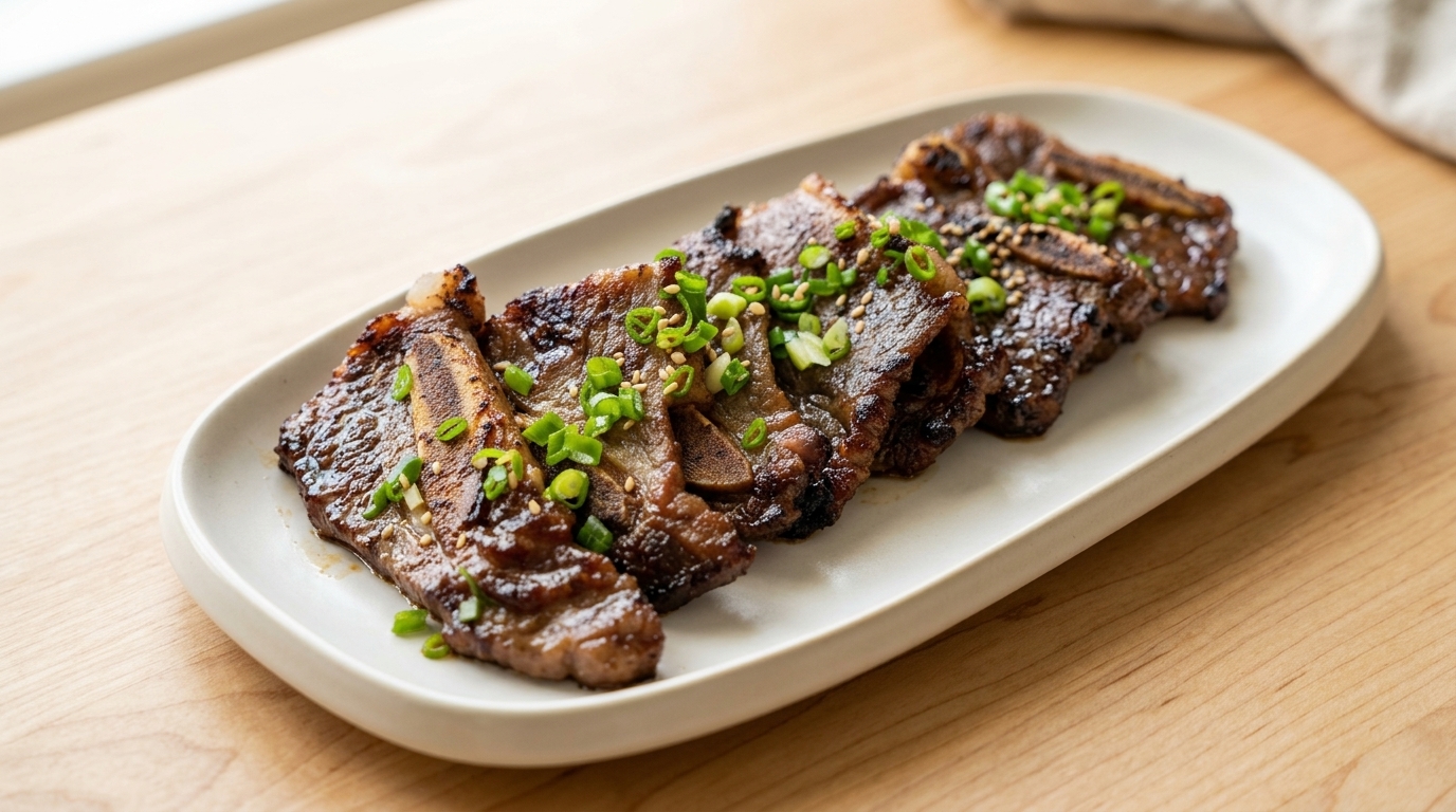 LA Galbi (Costine di Manzo Marinate alla Coreana)