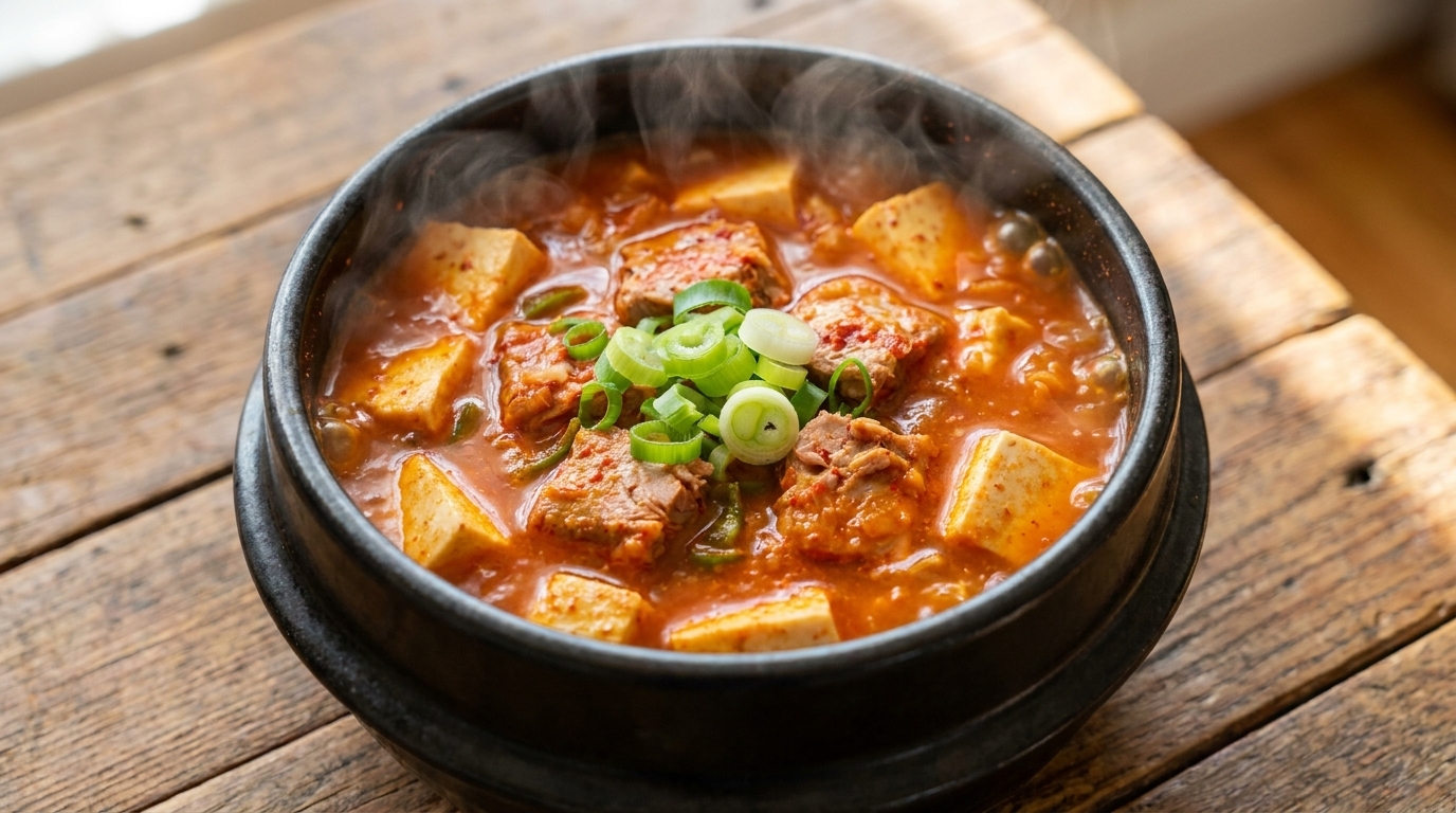 Stufato di Kimchi e Tonno (Chamchi Kimchi Jjigae)