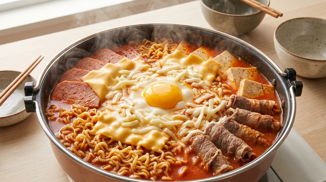Budae Jjigae: Stufato Militare Coreano al Formaggio