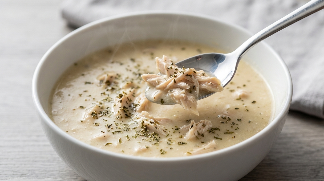Zuppa di Pollo Cremosa alla Turca (Tavuk Suyu Çorbası)