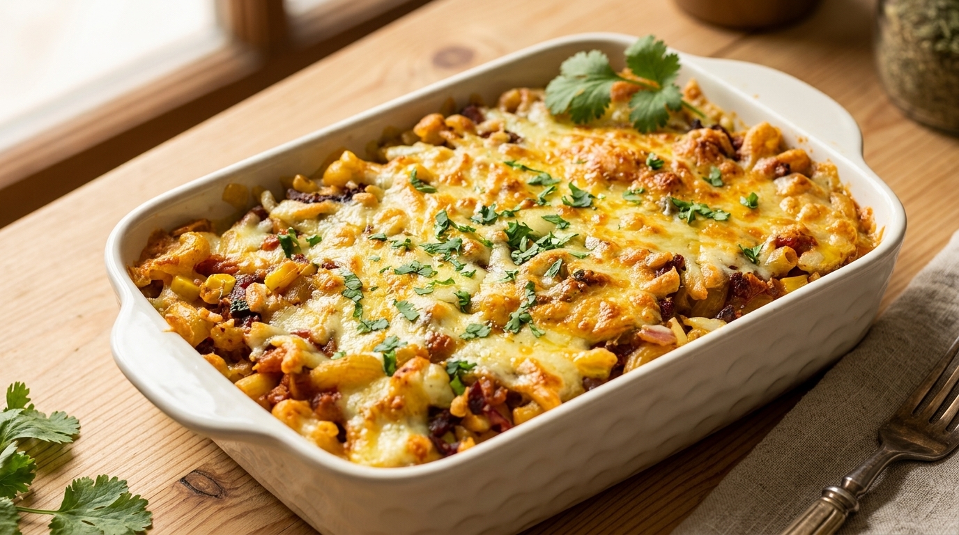 Maccheroni al Forno con Manzo e Formaggio in Friggitrice ad Aria